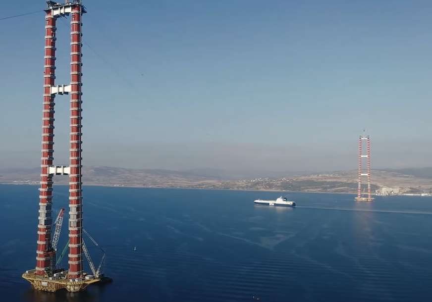 SPONA EVROPE I AZIJE Turska uskoro otvara najduži viseći most na svijetu (VIDEO)