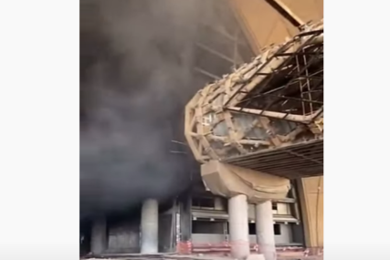 Crni dim kulja na sve strane: Požar na aerodromu u Kuvajtu (VIDEO)