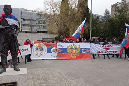 "Mi smo uz rusku braću u Donbasu" Motoristi iz Trebinja poslali poruku podrške