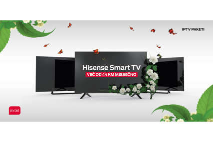 Avantura bez granica: Proljećna m:tel ponuda vrhunskih Hisense Smart televizora na rate