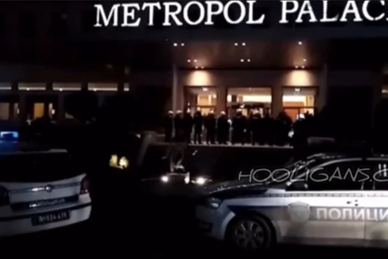 HAOS U CENTRU BEOGRADA "Delije" napale navijače Rendžersa ispred hotela (VIDEO)