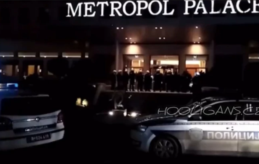 HAOS U CENTRU BEOGRADA "Delije" napale navijače Rendžersa ispred hotela (VIDEO)