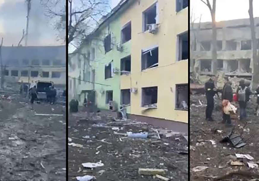 "Puno je ubijenih i ranjenih žena" Ukrajina objavila jezive snimke, optužuje Rusiju da je bombardovala dječju bolnicu (FOTO, VIDEO)