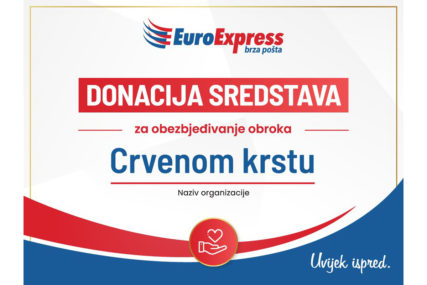 EuroExpress brza pošta uručila donacije organizacijama Crvenog krsta širom zemlje