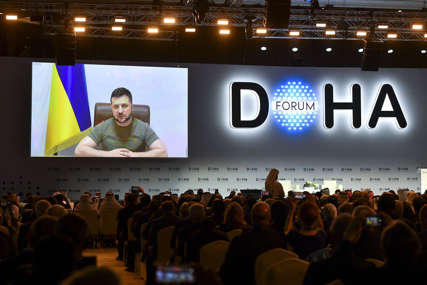 Zelenski se uključio na Doha forum "Ruski napadi utiču na proizvodnju hrane, a to će osjetiti mnoge zemlje"