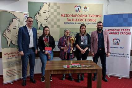 ČOLUŠKINA SLAVILA U BANJALUCI Rekordan broj učesnica na Međunarodnom šahovskom turniru