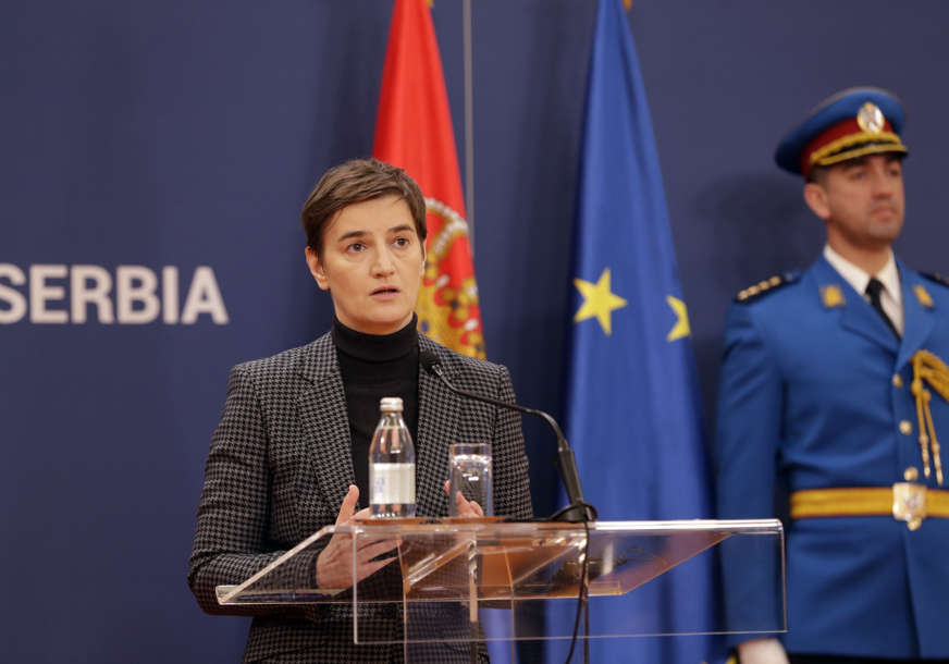 "Postoji realan razlog za optimizam" Brnabićeva poručuje da Srbija neće politiku krojiti po želji svjetskih moćnika