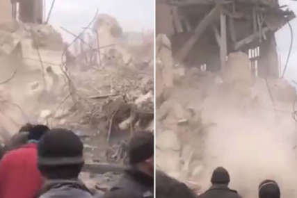 RUSI UNIŠTILI VOJNU BAZU Stradalo najmanje 70 ukrajinskih vojnika, spasioci pretražuju ruševine (VIDEO)