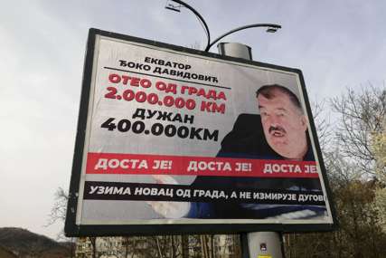 BILBORD PODIGAO BURU Stanivuković vlasnika "Ekvatora" nazvao "finansijskim vampirom", Davidović mu oštro odgovorio