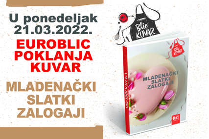Recepti za medeni bračni život: "EuroBlic" 21. marta poklanja čitaocima "Mladenačke slatke zalogaje"