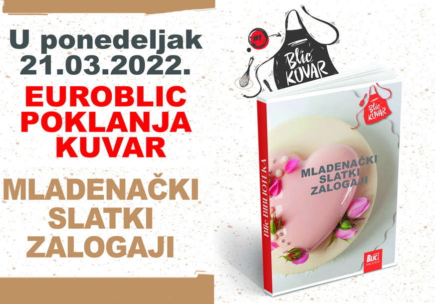 Recepti za medeni bračni život: "EuroBlic" 21. marta poklanja čitaocima "Mladenačke slatke zalogaje"