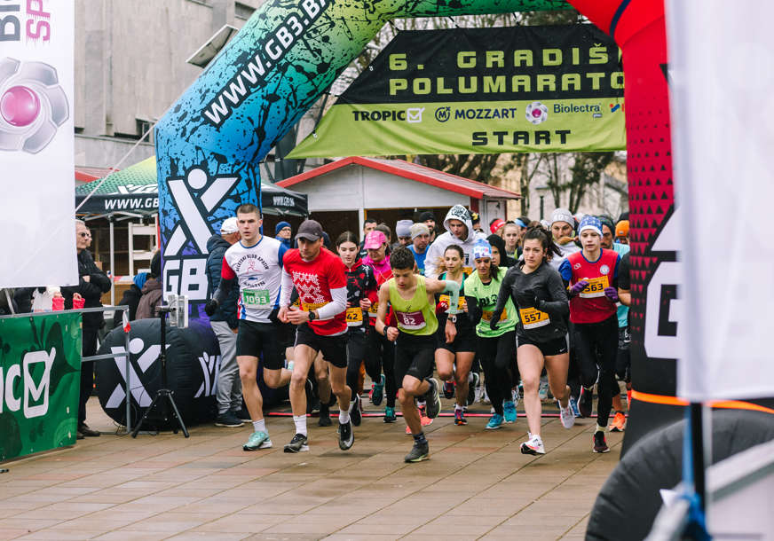 Mozzart podržao trkače u Gradiški: Šesti gradiški polumaraton okupio 320 trkača iz zemlje i svijeta