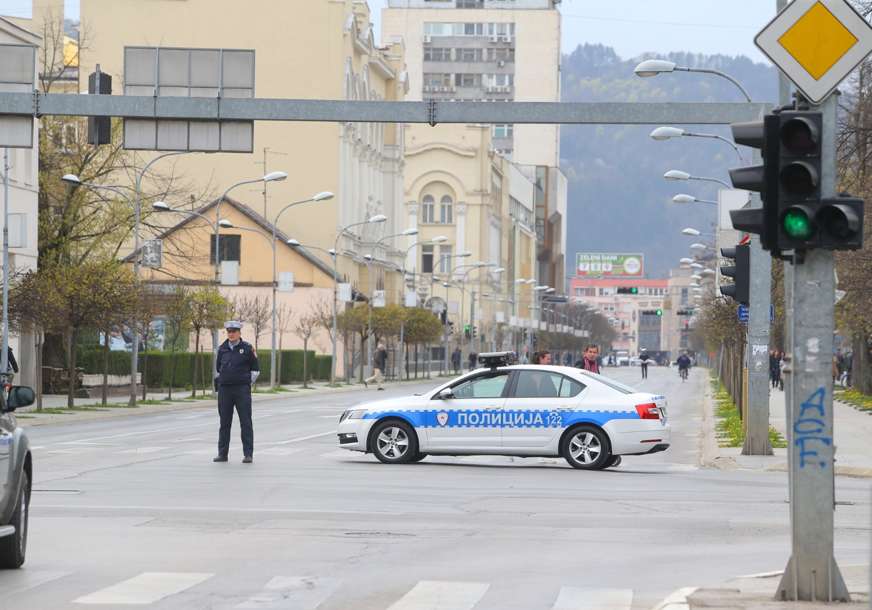 OBUSTAVA SAOBRAĆAJA U BANJALUCI Obilježavanje dana policije Republike Srpske