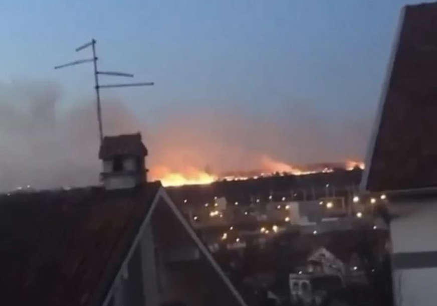 POŽAR U BEOGRADU Vatra bukti u blizini Miljakovačkih staza (VIDEO)