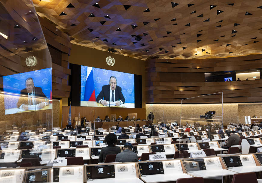 BOJKOTOVALI LAVROVA Više od 100 diplomata napustilo govor ruskog ministra na UN forumu