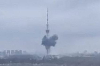 Napadnut televizijski toranj u Kijevu (VIDEO)