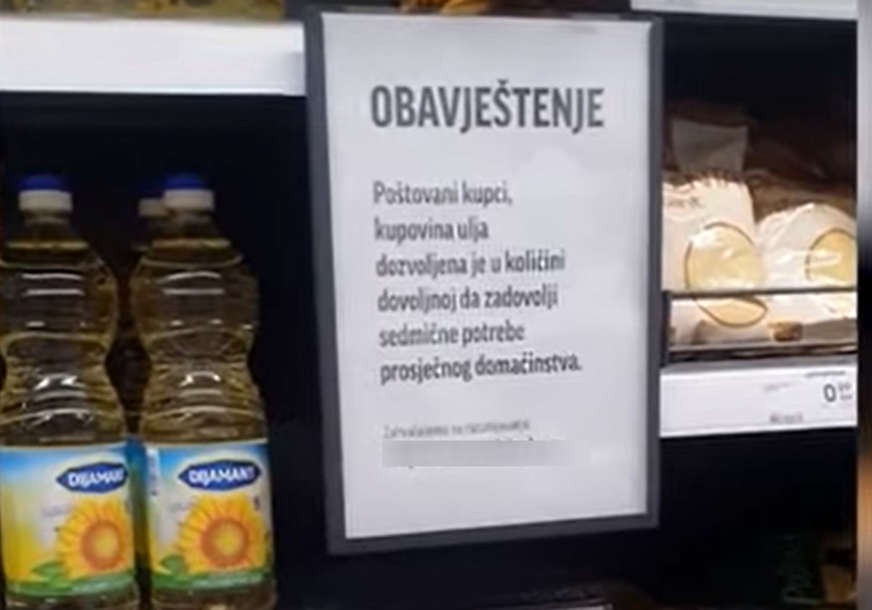 DISKRIMINISALI POTROŠAČE Kažnjeni marketi koji su ograničavali prodaju brašna i ulja u Srpskoj