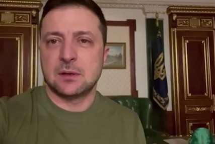 Zelenski poručio da nije pobjegao iz Kijeva, pa se obratio Ukrajincima "Oni koji mogu da se bore, TREBA DA OSTANU" (VIDEO)
