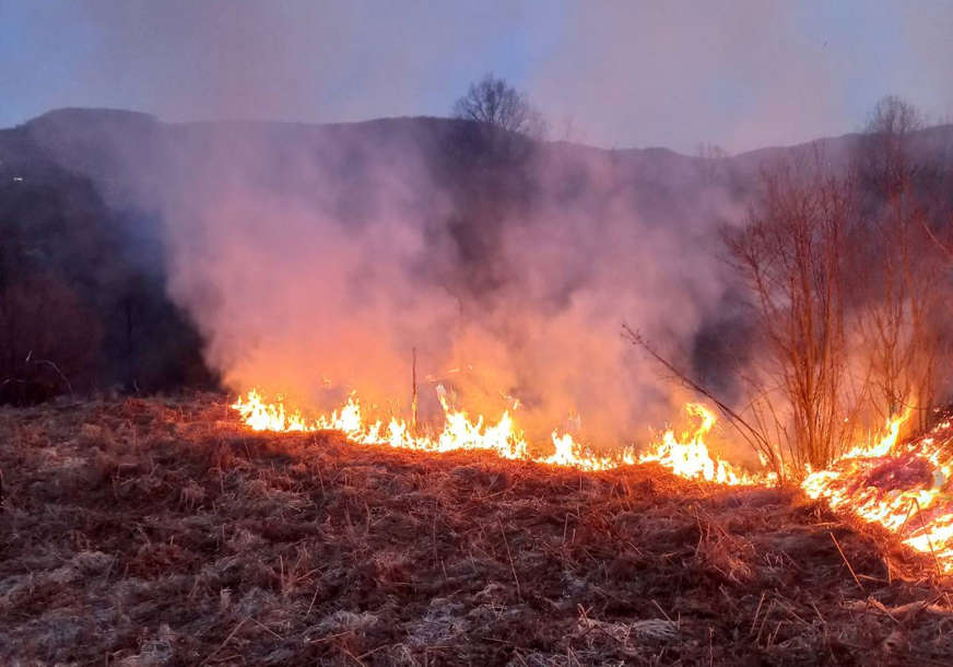 Gori nisko rastinje: Trebinjski vatrogasci na terenu, gase vatrenu stihiju