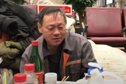 Ljubitelji alkohola i cigareta će ga razumjeti: Kinez 14 godina živi na aerodromu (VIDEO)