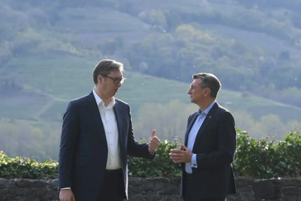 "Politike da ne dovode do incidenata" Vučić i Pahor saglasni da je odgovornost svih u regionu da se sačuva mir i stabilnost (FOTO)
