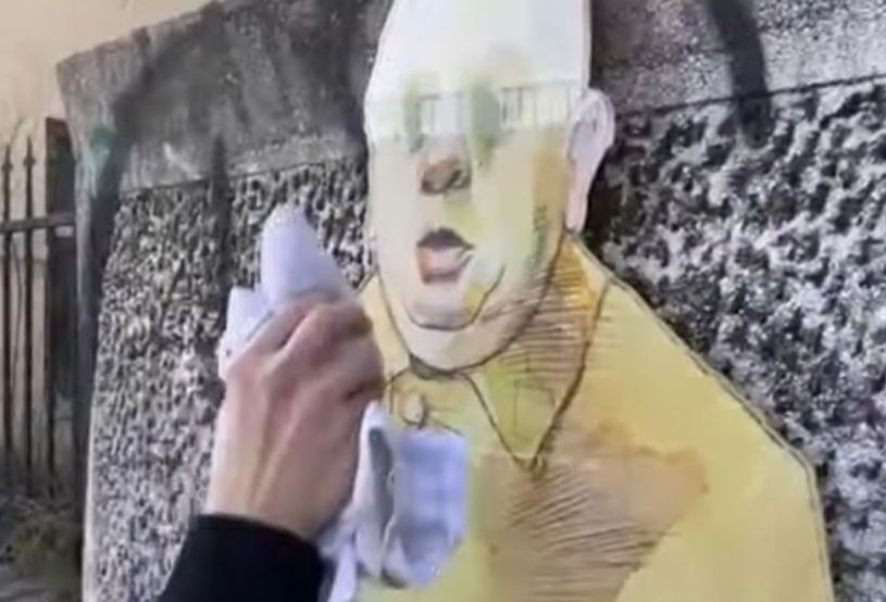 PRECRTAO OČI PISCU  Oskrnavljen mural Branka Ćopića i to nije prvi put (VIDEO)