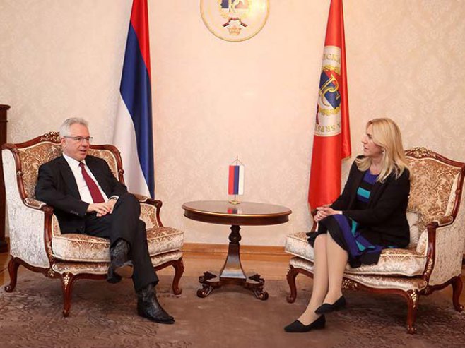 "Puna posvećenost dosljednom poštovanju Dejtona" Predsjednica Srpske poželila dobrodošlicu novom američkom ambasadoru