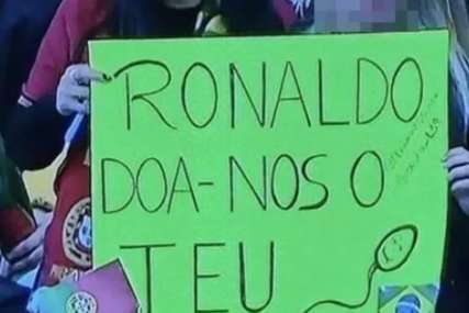 "Ronaldo pokloni nam svoje spermatozoide" Neobična molba navijačica Portugala