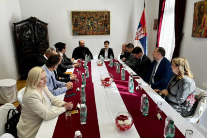 BRNABIĆEVA U MOSTARU Sastanak sa predstavnicima Srba
