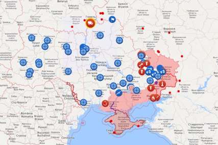 Nova mapa pokazuje gdje je FOKUS RUSKE INVAZIJE: Borbe sa sjevera prebačene na istok, evakuacija u tri provincije