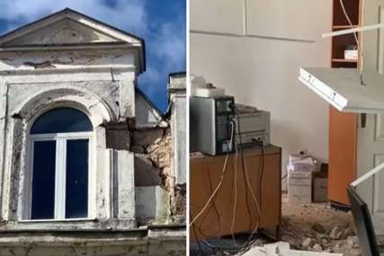 Jutro nakon zemljotresa u BiH donijelo TEŠKE PRIZORE: Oštećene kuće i škole, polupana vozila, popadali dimnjaci (FOTO, VIDEO)