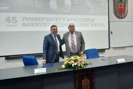 POTPISAN UGOVOR O SARADNJI Institut "Dedinje" postaje nastavna baza Fakulteta medicinskih nauka u Kragujevcu
