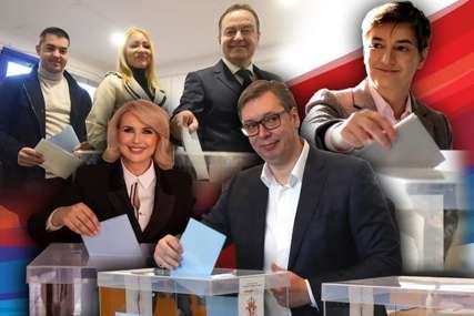 Političari Srbije među prvim glasačima: Ko je na biračko mjesto došao sam, ko sa porodicom, a ko sa koleginicom (FOTO, VIDEO)