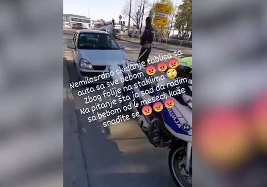 "Nemojte molim vas, u rukama mi je beba" Snimak policijske intervencije podijelio društvene mreže (VIDEO)