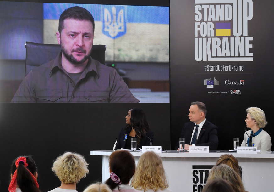 Međunarodna donatorska konferencija: Kampanja "Ustani za Ukrajinu" prikupila više od DEVET MILIJARDI EVRA