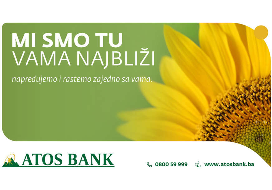 ATOS BANK a.d. Banjaluka - Mi smo tu. Vama najbliži!