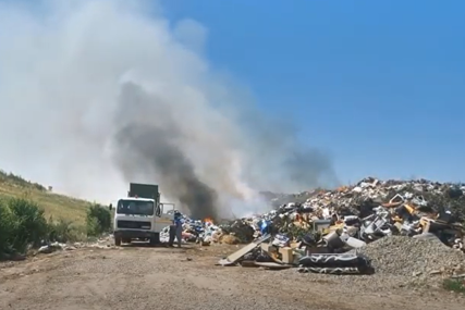 Vatra buknula na deponiji: Ugašen požar kod Bratunca