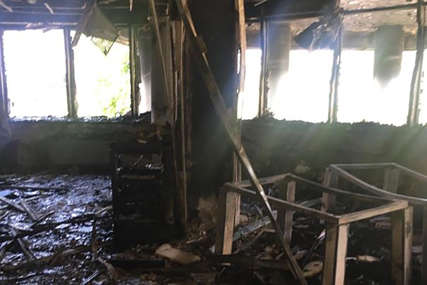SVE JE IZGORJELO Pogledajte kako izgleda unutrašnjost prostorija IRB RS nakon stravičnog požara (VIDEO, FOTO)