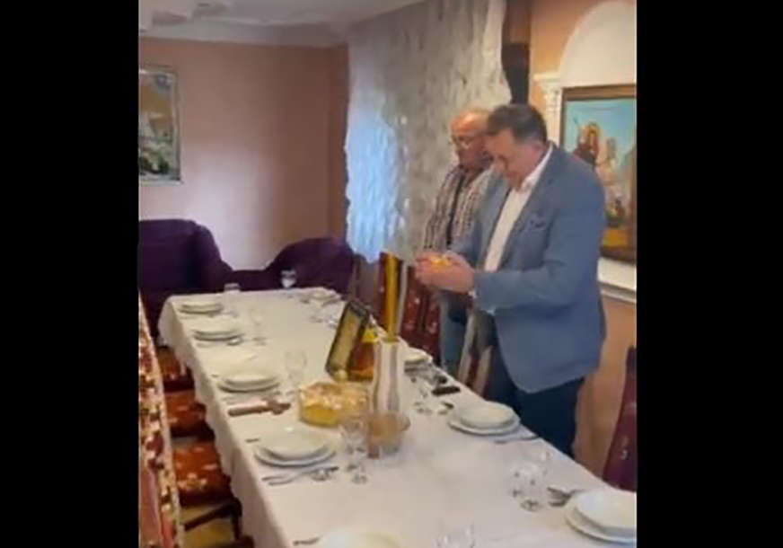 “Očitali smo slavu i lomili kolač” Dodik slavi Đurđevdan, a veselje je veće zbog nove unuke (VIDEO, FOTO)