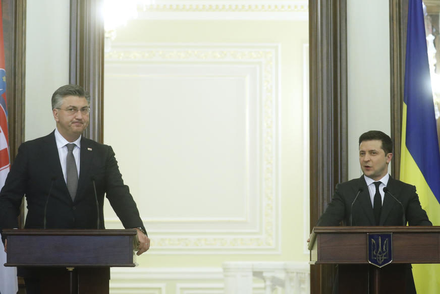 "Ukrajina govori istim jezikom sa Hrvatskom" Zelenski za Plenkovićem razgovarao o sankcijama Rusiji