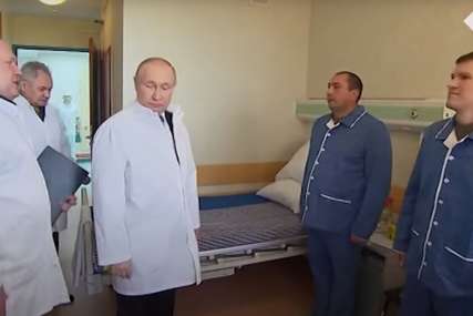 Poručio im da se vraćaju u rat čim se oporave: Putin posjetio bolnicu i ranjene vojnike (VIDEO)
