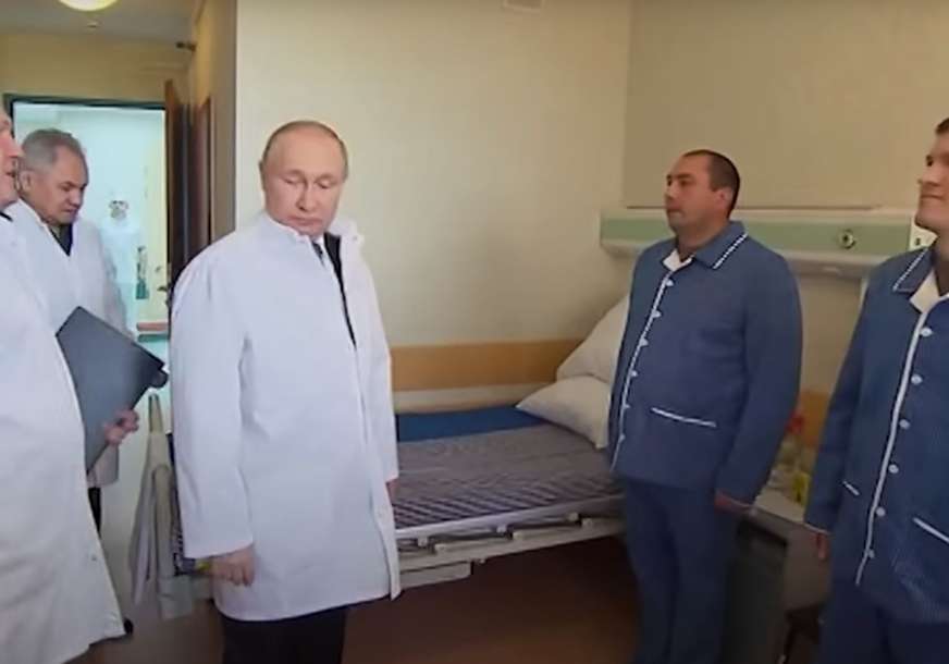Poručio im da se vraćaju u rat čim se oporave: Putin posjetio bolnicu i ranjene vojnike (VIDEO)