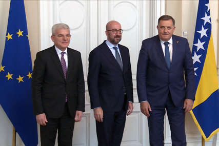 "Nije bilo nikakve prisile" Džaferović i Dodik na sastanku sa Mišelom jasno rekli da su za EU