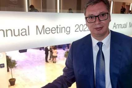 “Dominantna tema Ukrajina” Vučić na sastanku Svjetskog ekonomskog foruma u Davosu