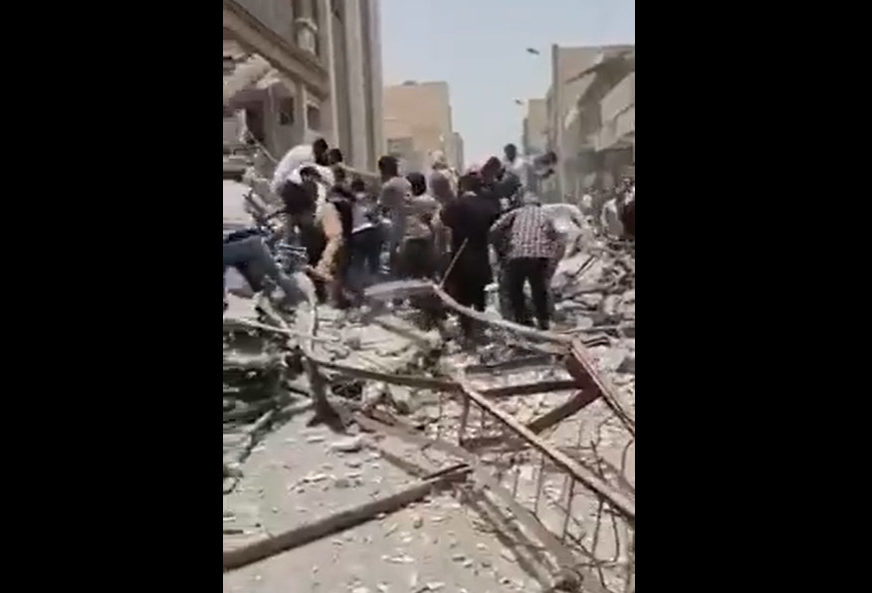 TRAGEDIJA U IRANU Srušila se zgrada, desetine mrtvih (VIDEO)