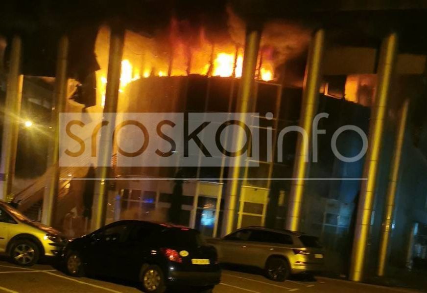 "IZGLEDALO JE STRAŠNO"  Veliki požar na zgradi IRB RS uznemirio stanare (VIDEO, FOTO)