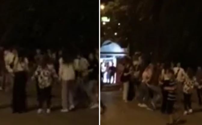 UDRI BRIGU NA VESELJE Zaigrali kolo ispred zgrade Predsjedništva BiH (VIDEO)