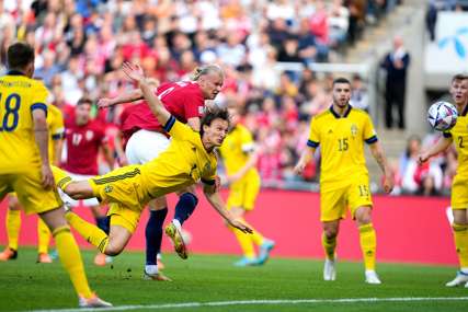 Haland je paklen igrač, dva gola i asistencija: Norvežani bolji od Šveđana za prvo mjesto u grupi
