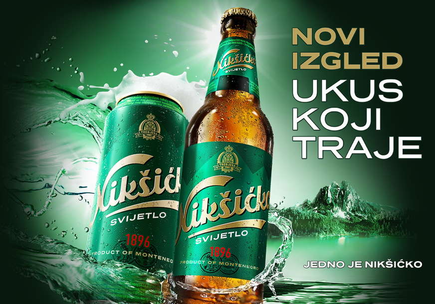 Nikšićko spaja tradiciju i moderne trendove: Omiljeni pivski brend dobio novi i osvježen dizajn pakovanja