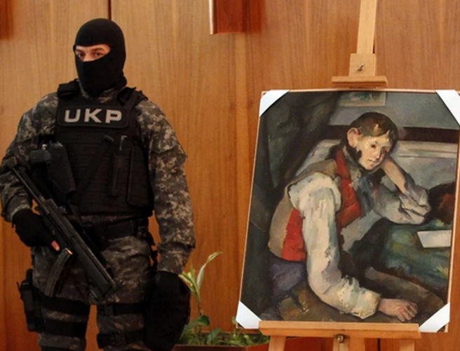 UHAPŠEN LOPOV S POTJERNICE Muškarac koji je organizovao krađu slike Pola Sezana "pao" u Beogradu